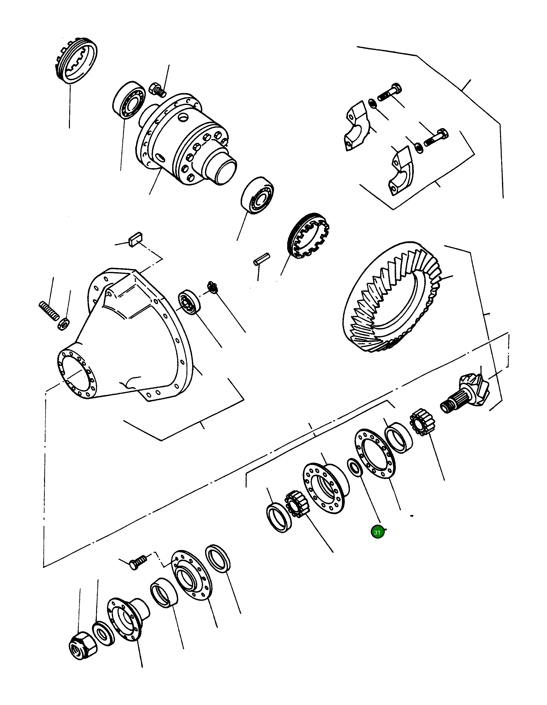 Кольцо 2962930M1 Komatsu