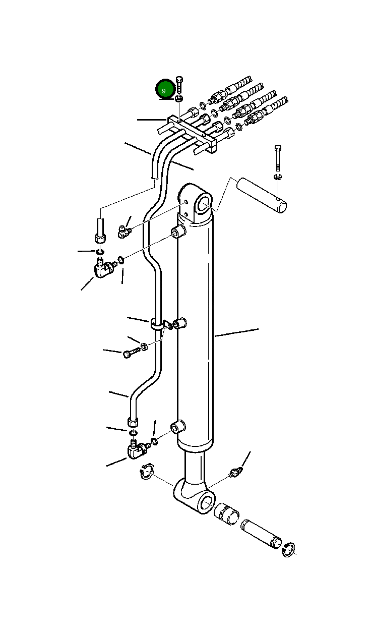 Болт 801015112 Komatsu