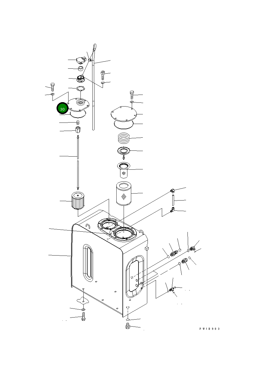 Крышка 20Y-60-31260 Komatsu