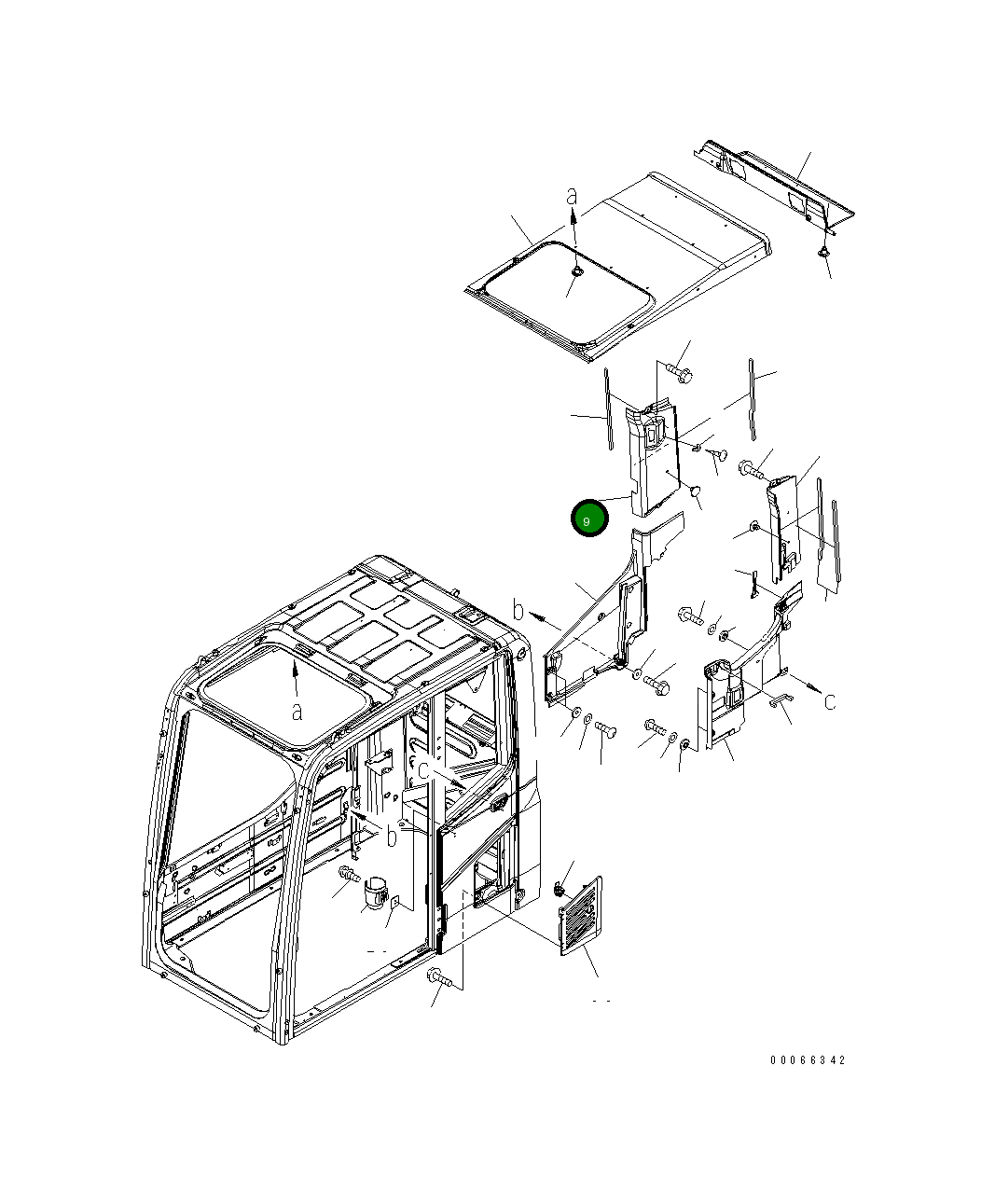 Крышка 20Y-53-12441 Komatsu
