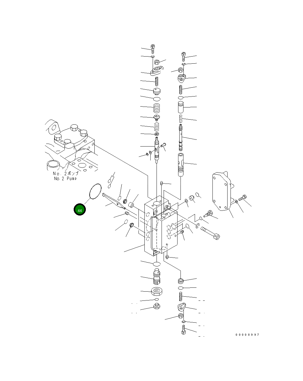 Кольцо уплотнительное (O-Ring) 07000-B13048 Komatsu