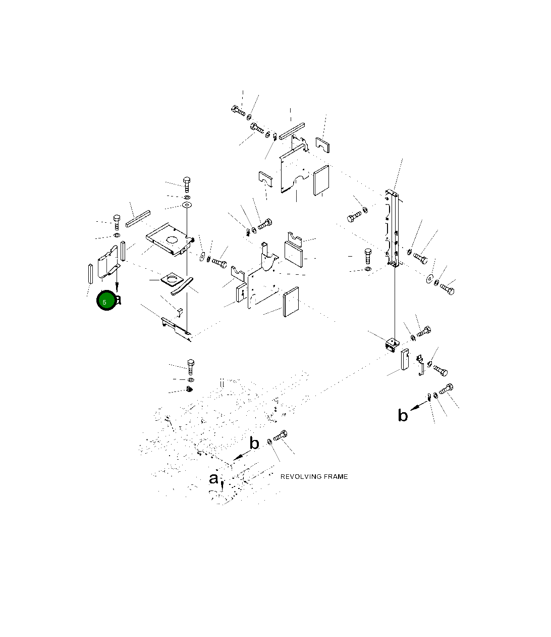 Крышка 2A5-54-12222 Komatsu