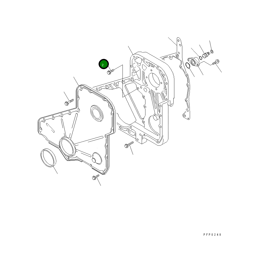 Болт 1240141H1 Komatsu