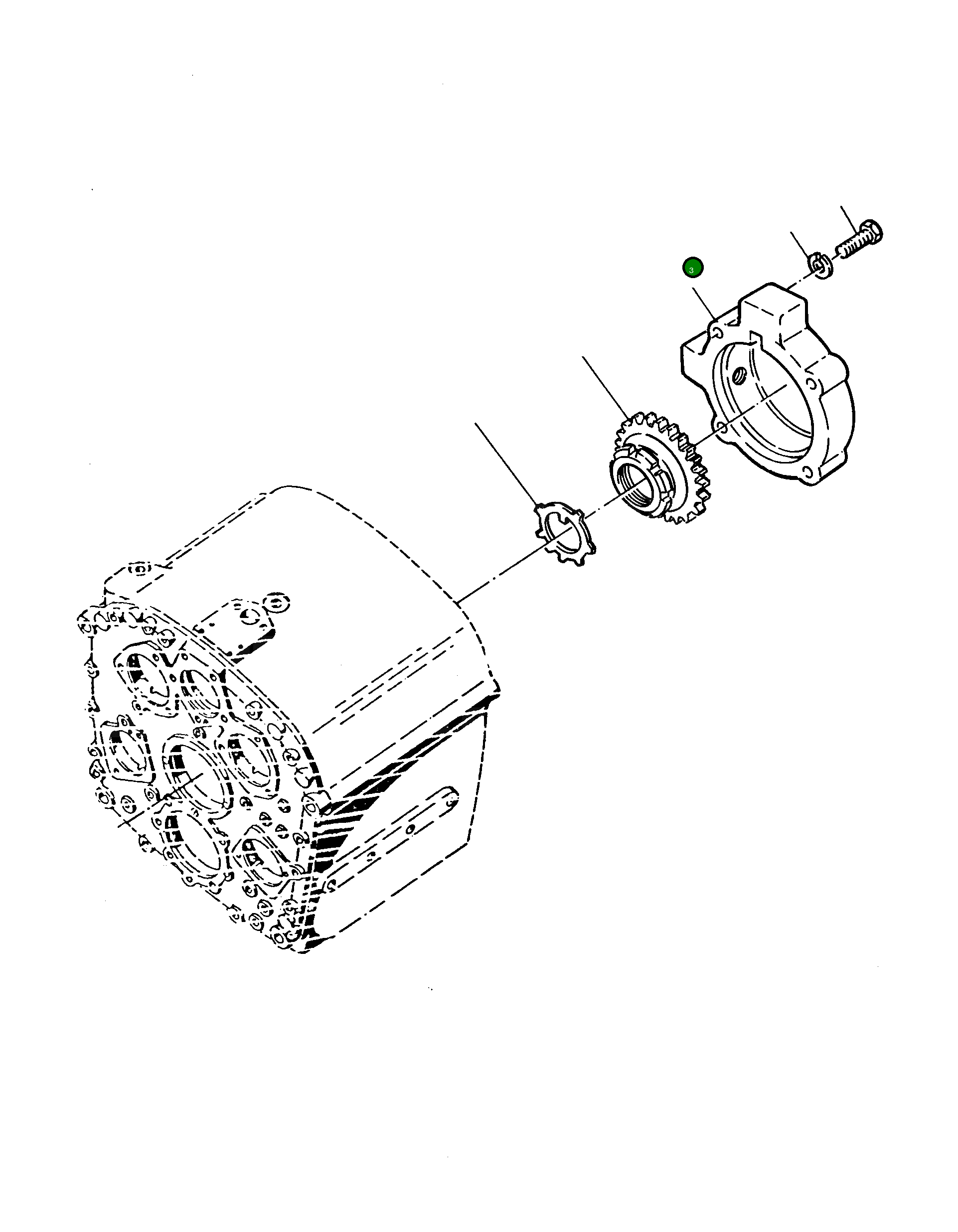 Крышка 4004288M1 Komatsu