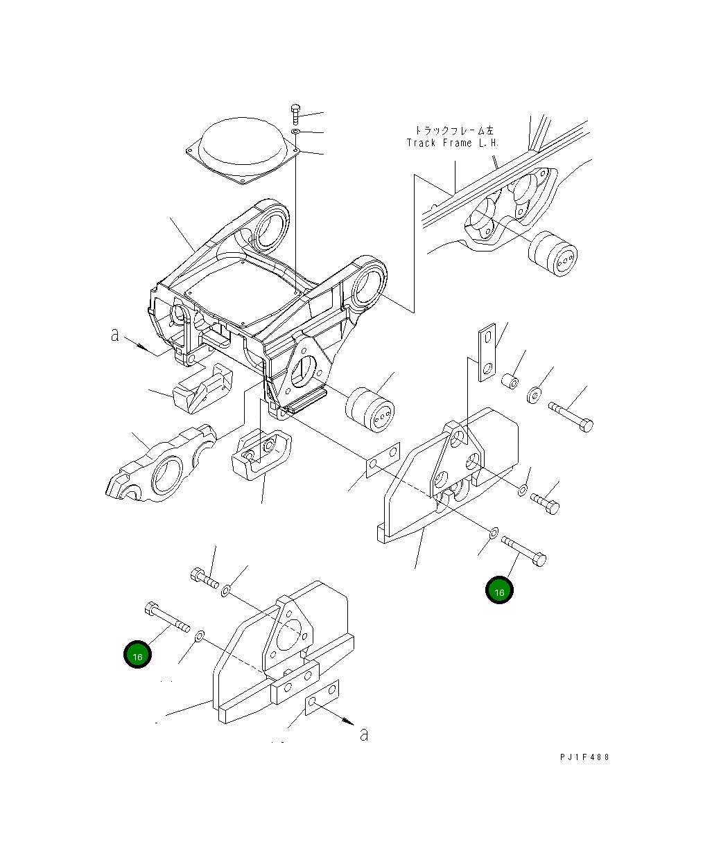 Болт 01011-63340  Komatsu