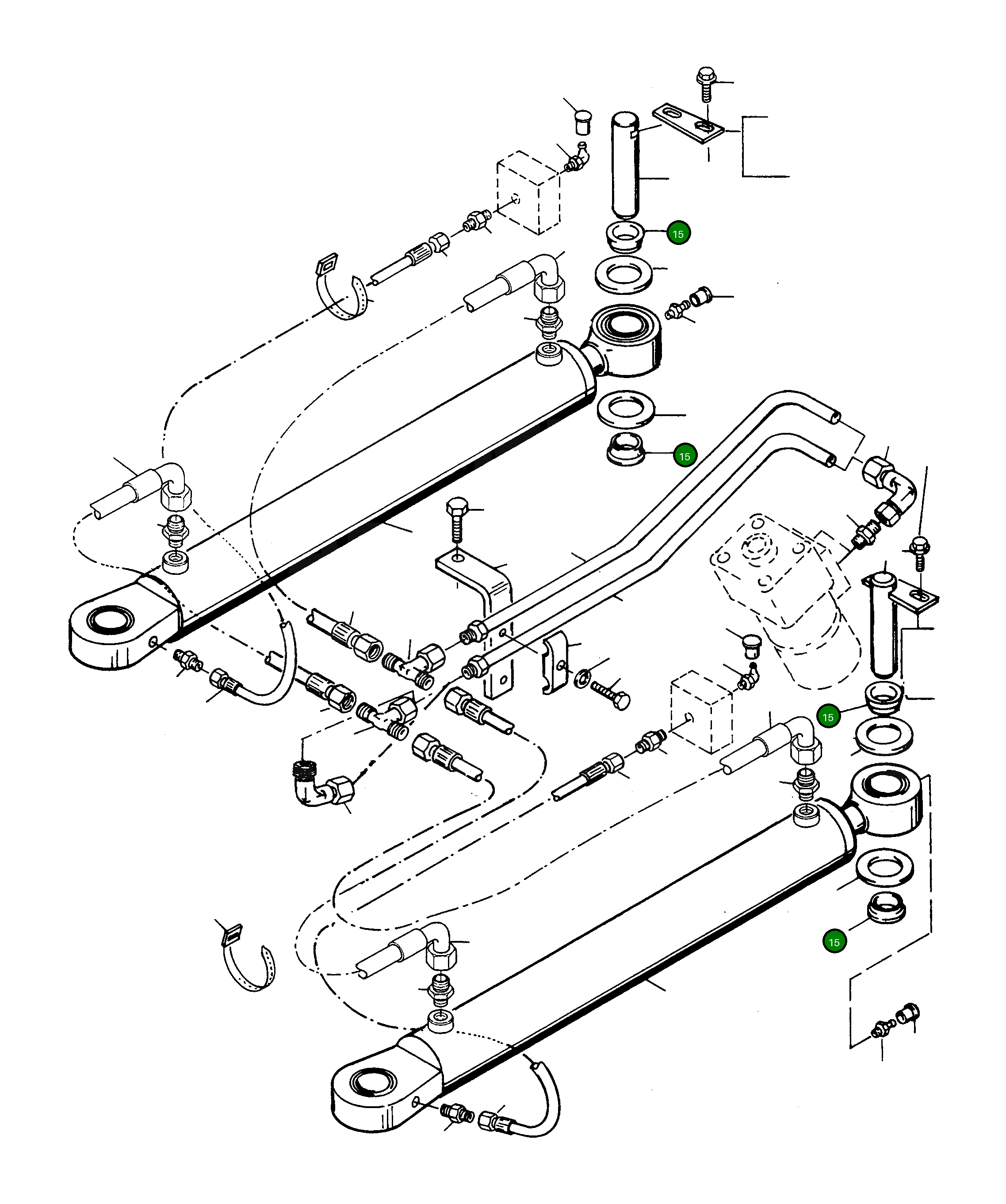 Кольцо 4240245M1 Komatsu