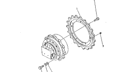 Ведущая звезда 20T-27-2110 Komatsu
