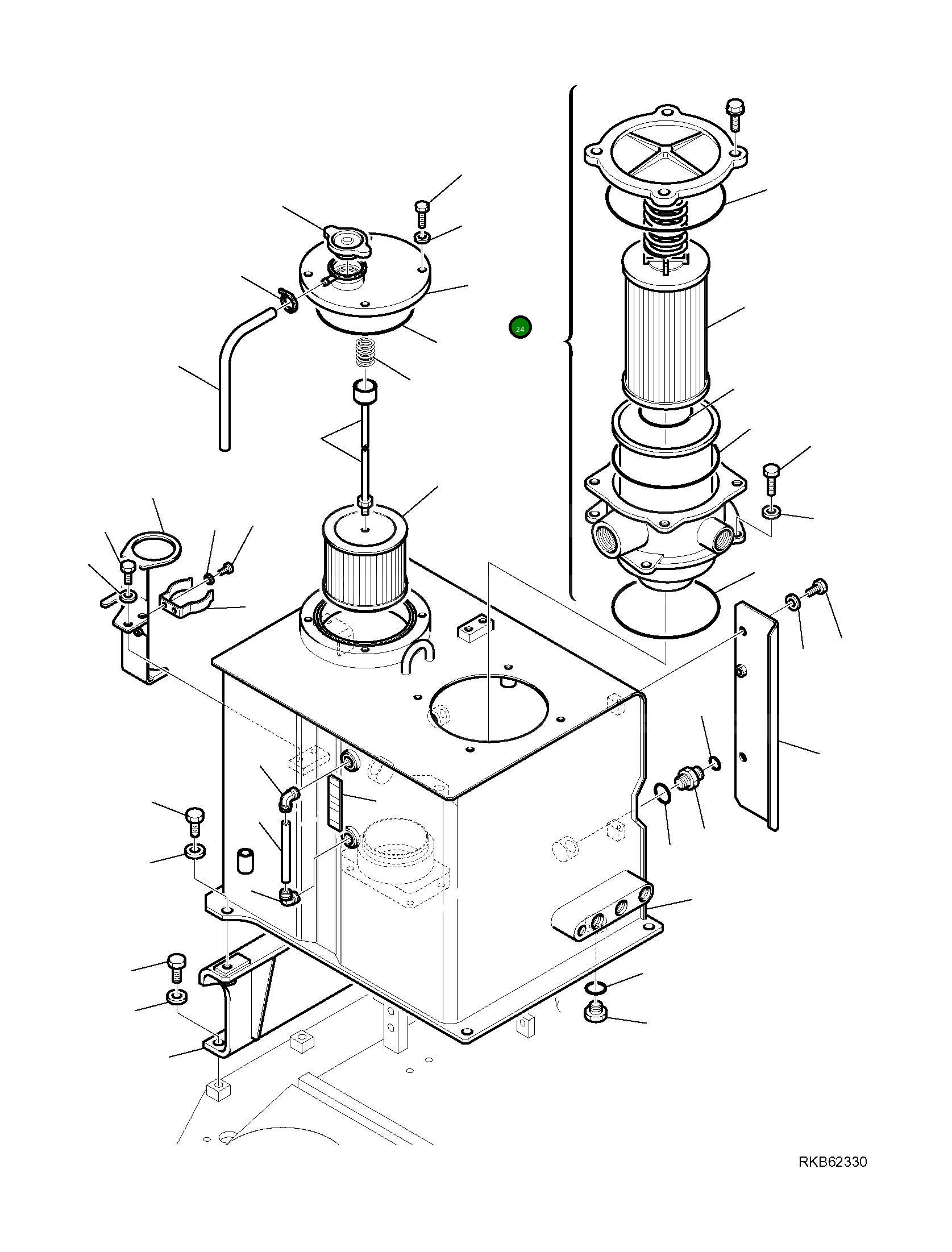 Крышка 21W-60-R1130 Komatsu