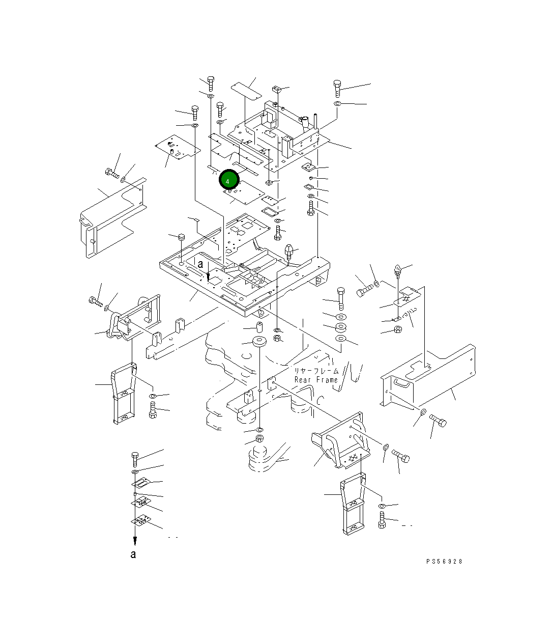 Крышка 235-54-32610  Komatsu