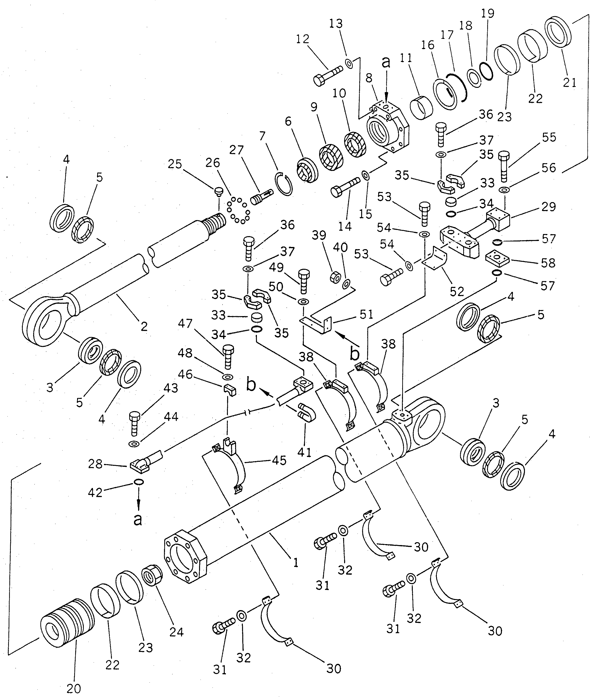 Болт 01010-41455  Komatsu
