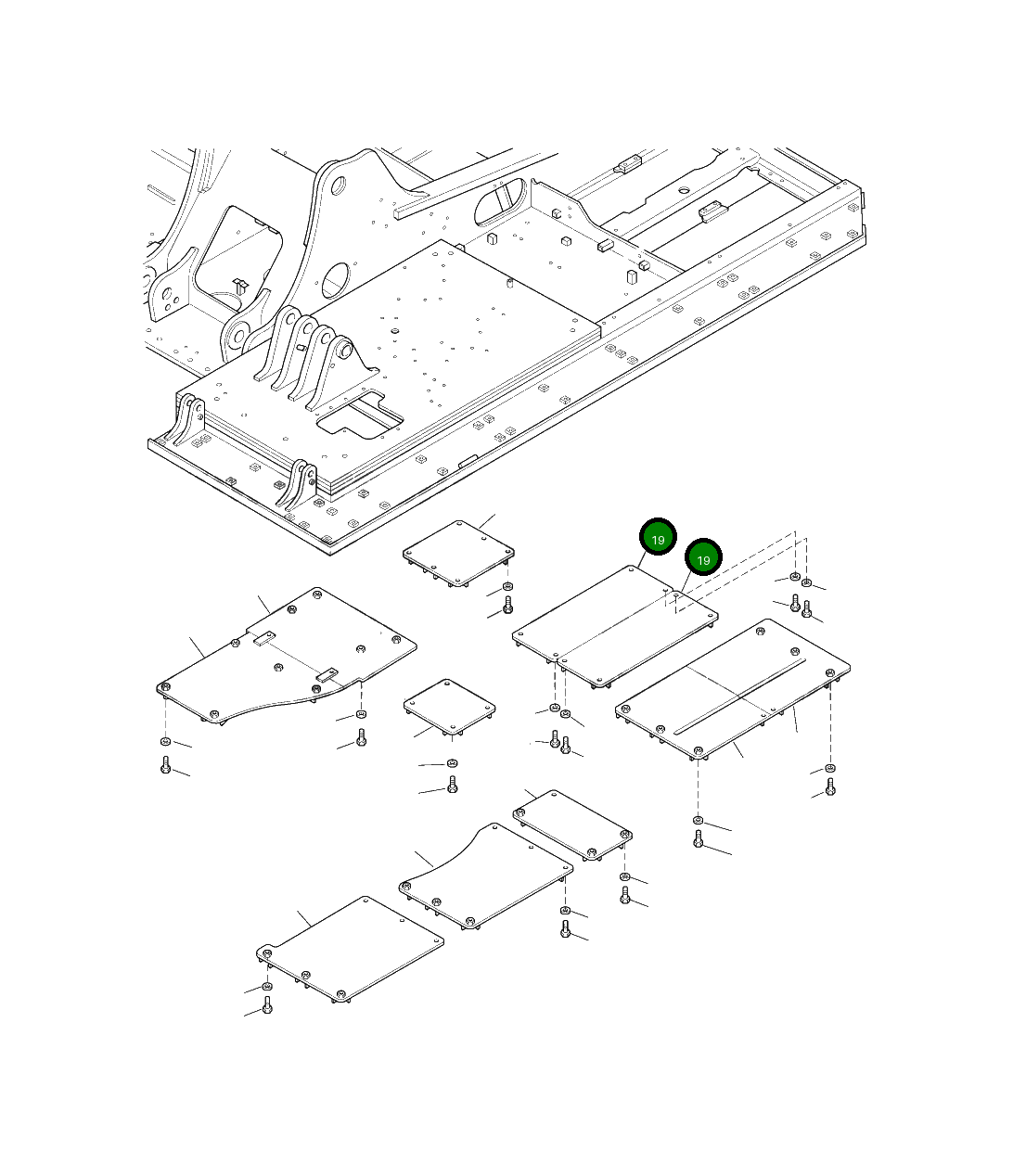 Крышка 20Y-54-A3430  Komatsu