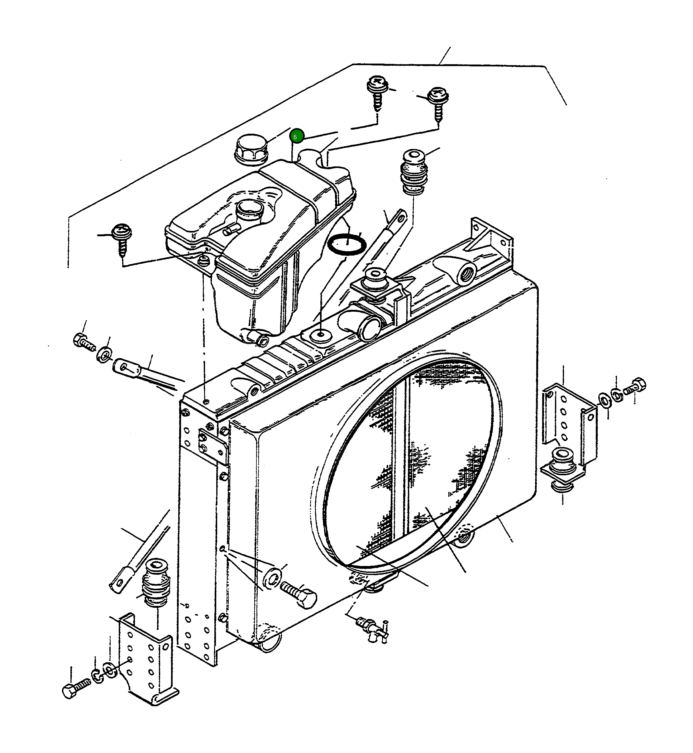 Крышка 4919365M1 Komatsu