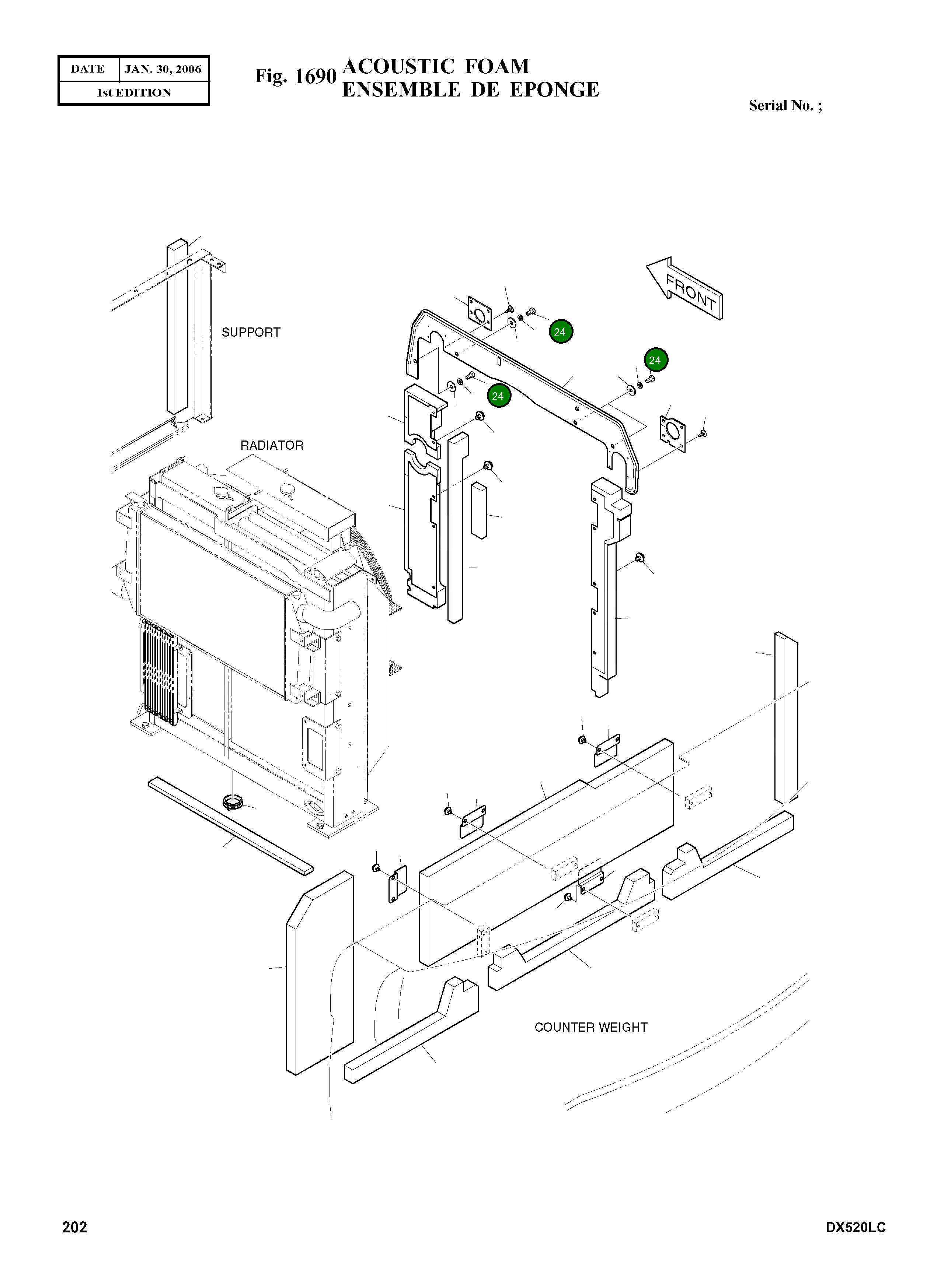 Болт S0508666 Komatsu