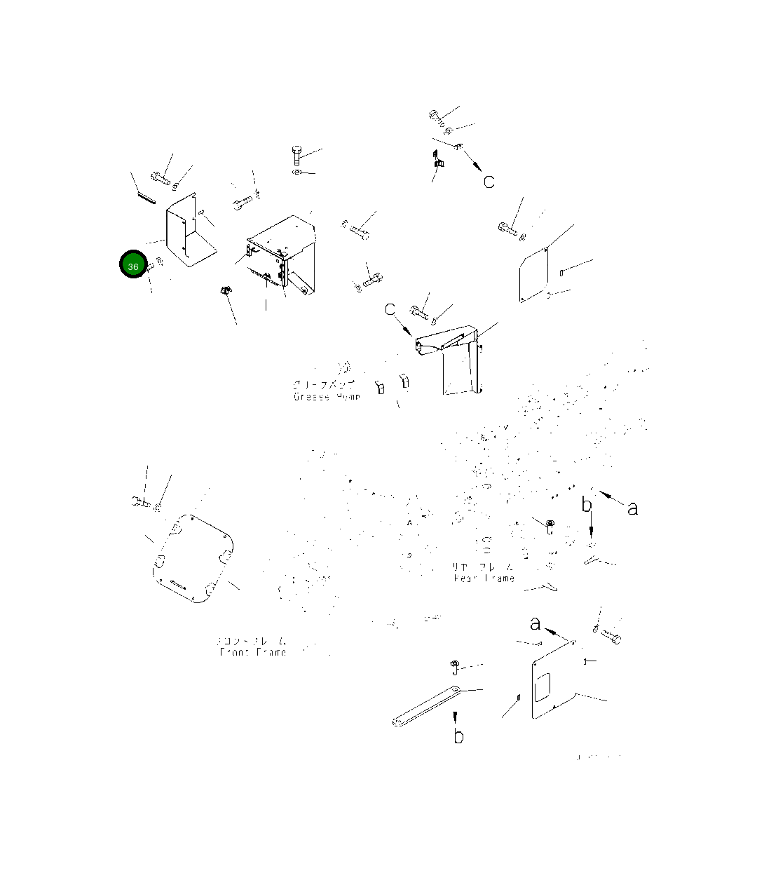 Крышка 419-46-54450 Komatsu