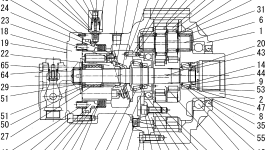 Уплотнение TZTCN40-62-11 Komatsu