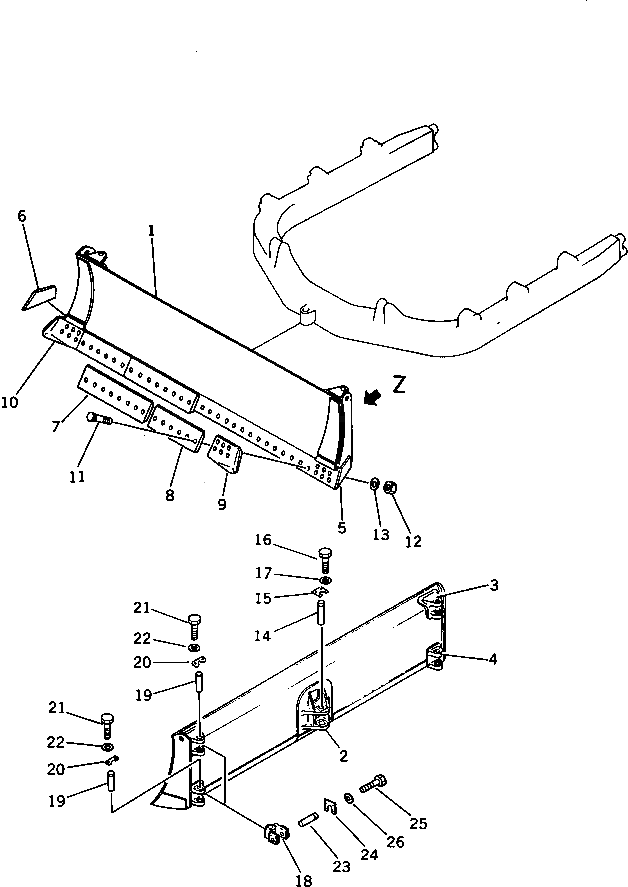 Болт 154-71-41270 Komatsu