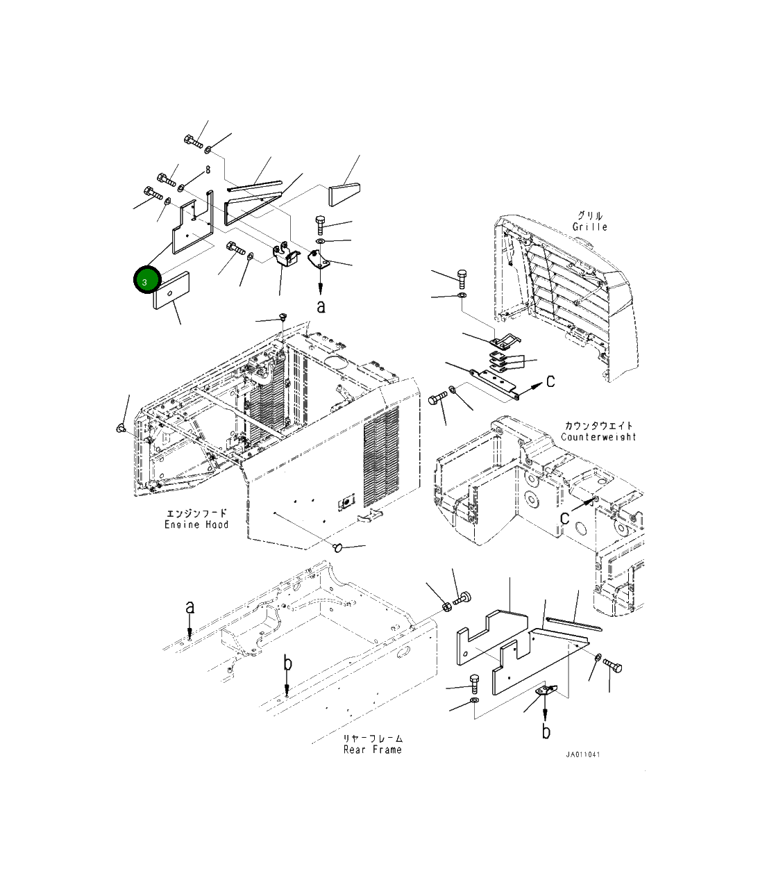 Крышка 419-54-51420 Komatsu