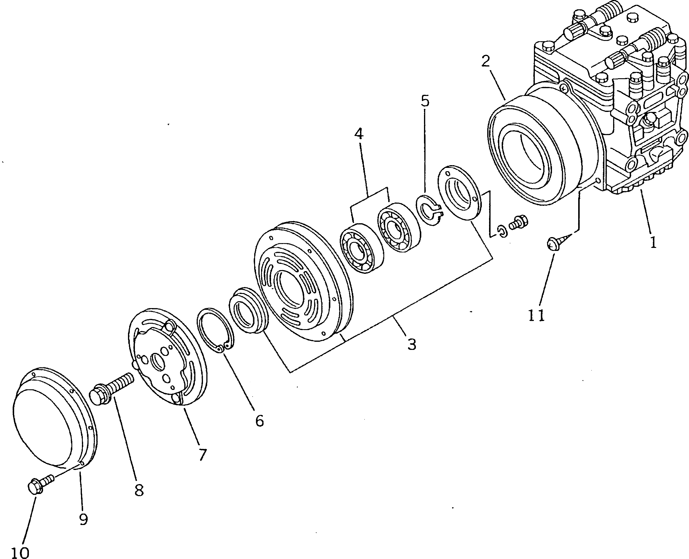 Болт 195-Z11-7370  Komatsu