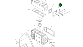Крышка 6219-11-6120 Komatsu