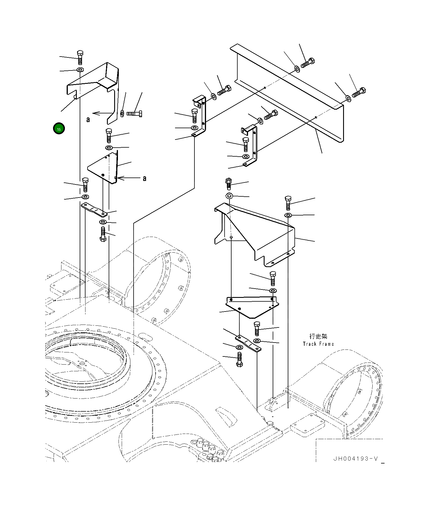 Крышка 21M-30-33120 Komatsu