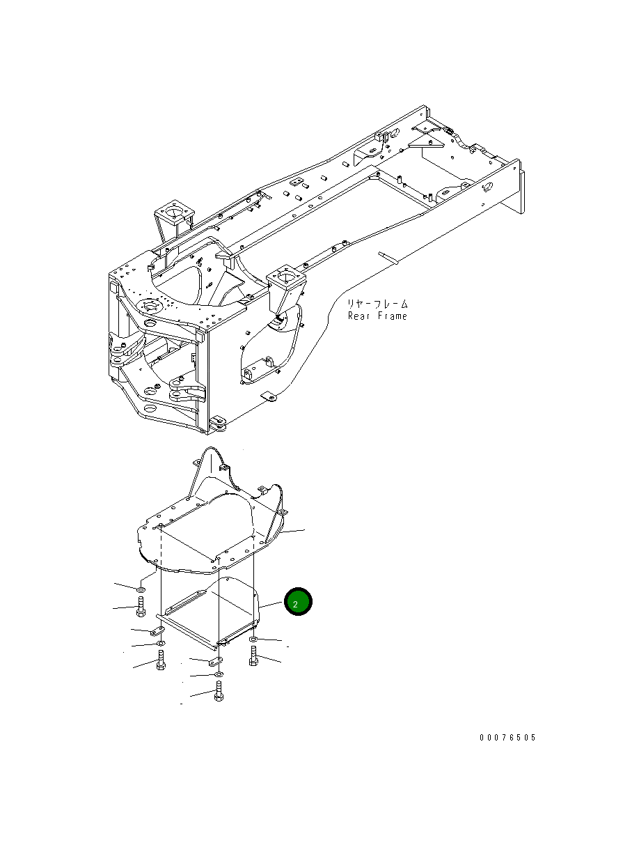 Крышка 423-46-A1550 Komatsu