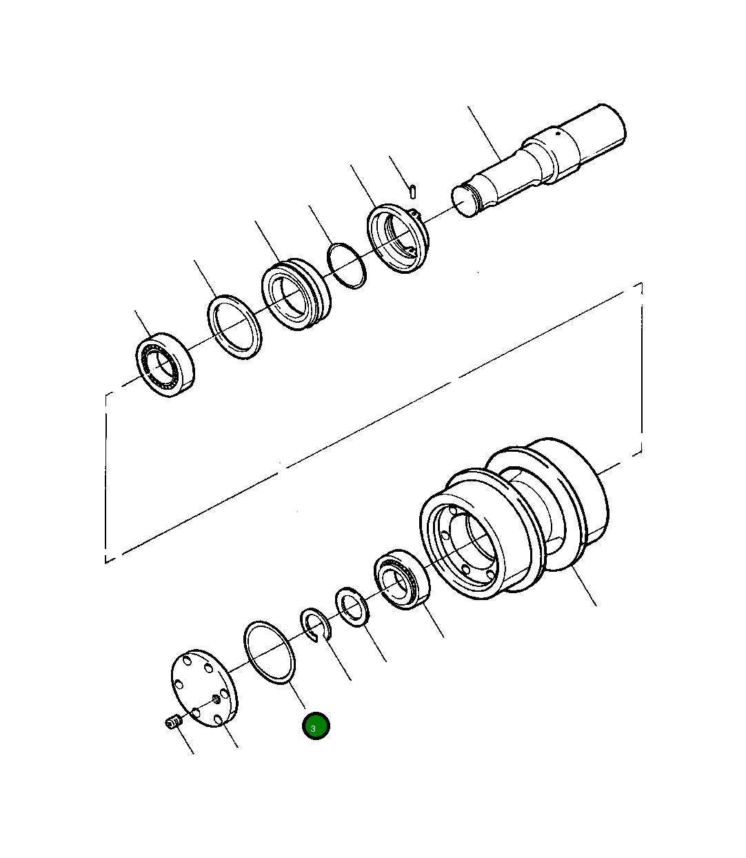 Кольцо уплотнительное (O-Ring) 27 618 R1 Komatsu