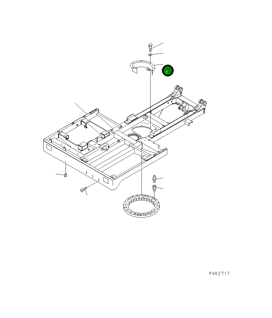 Крышка 10S-06-21220  Komatsu