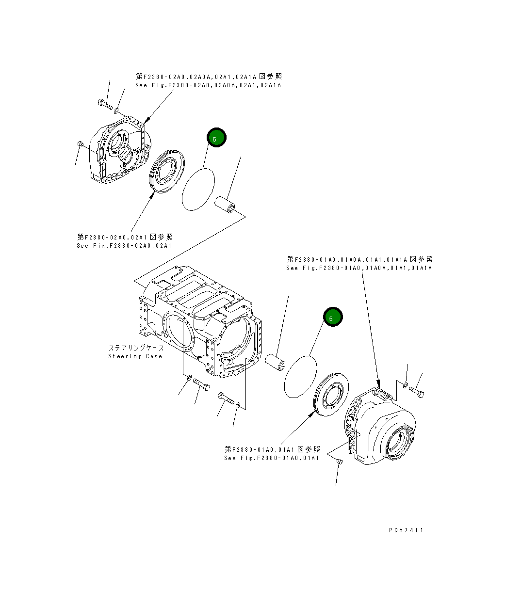 Кольцо уплотнительное (O-Ring) 07000-75395 Komatsu