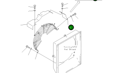 Крышка 206-03-61510 Komatsu