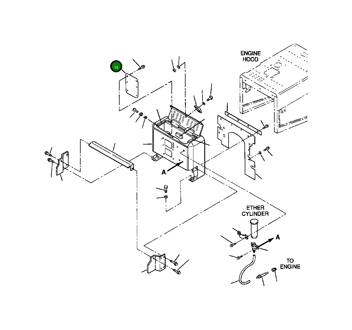 Крышка 423-950-2140 Komatsu
