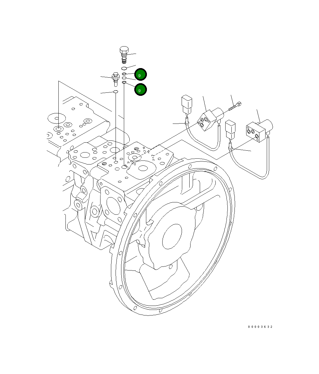 Кольцо 07001-01008 Komatsu