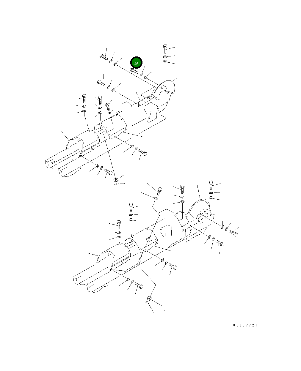 Болт 01010-81635  Komatsu