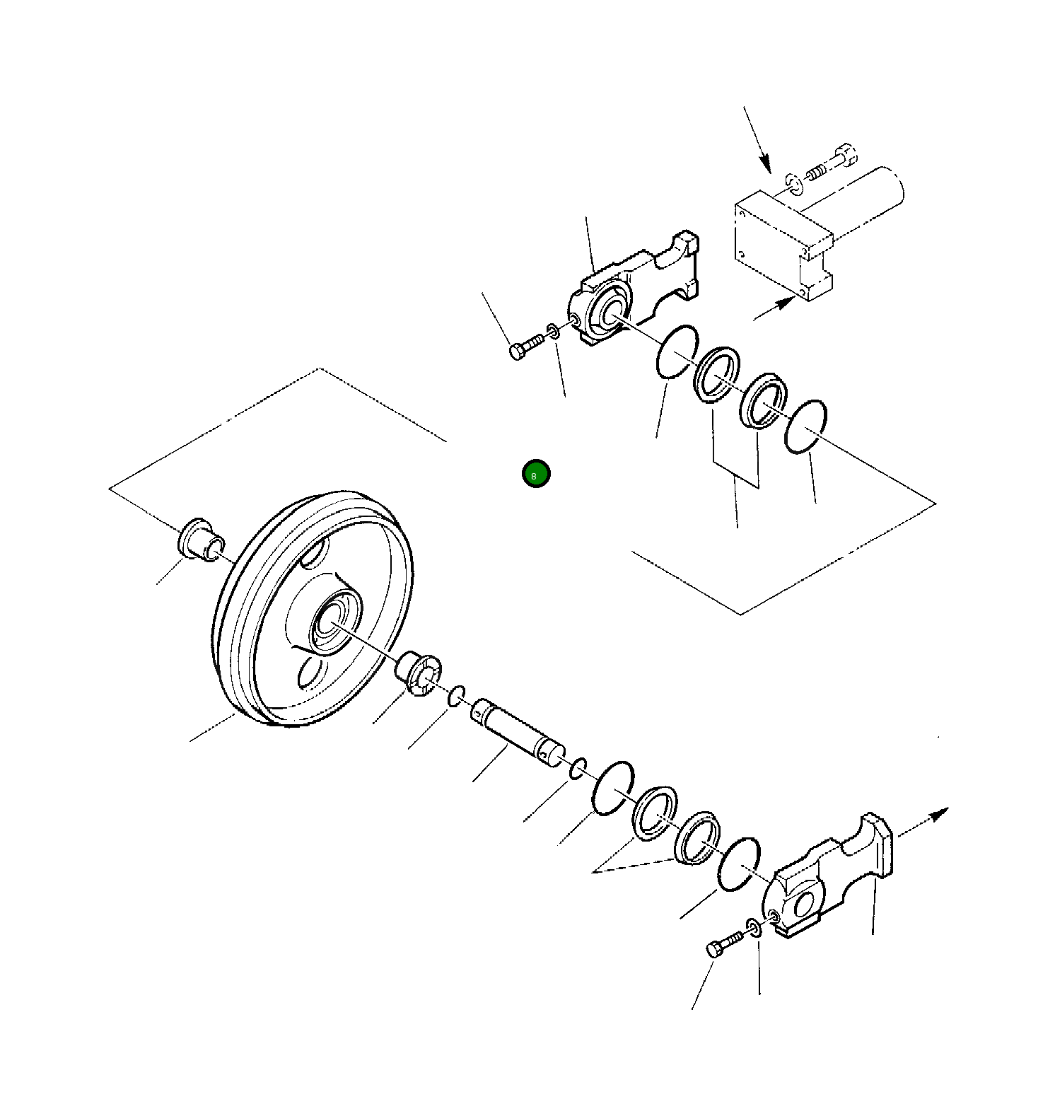 Болт 801070010 Komatsu
