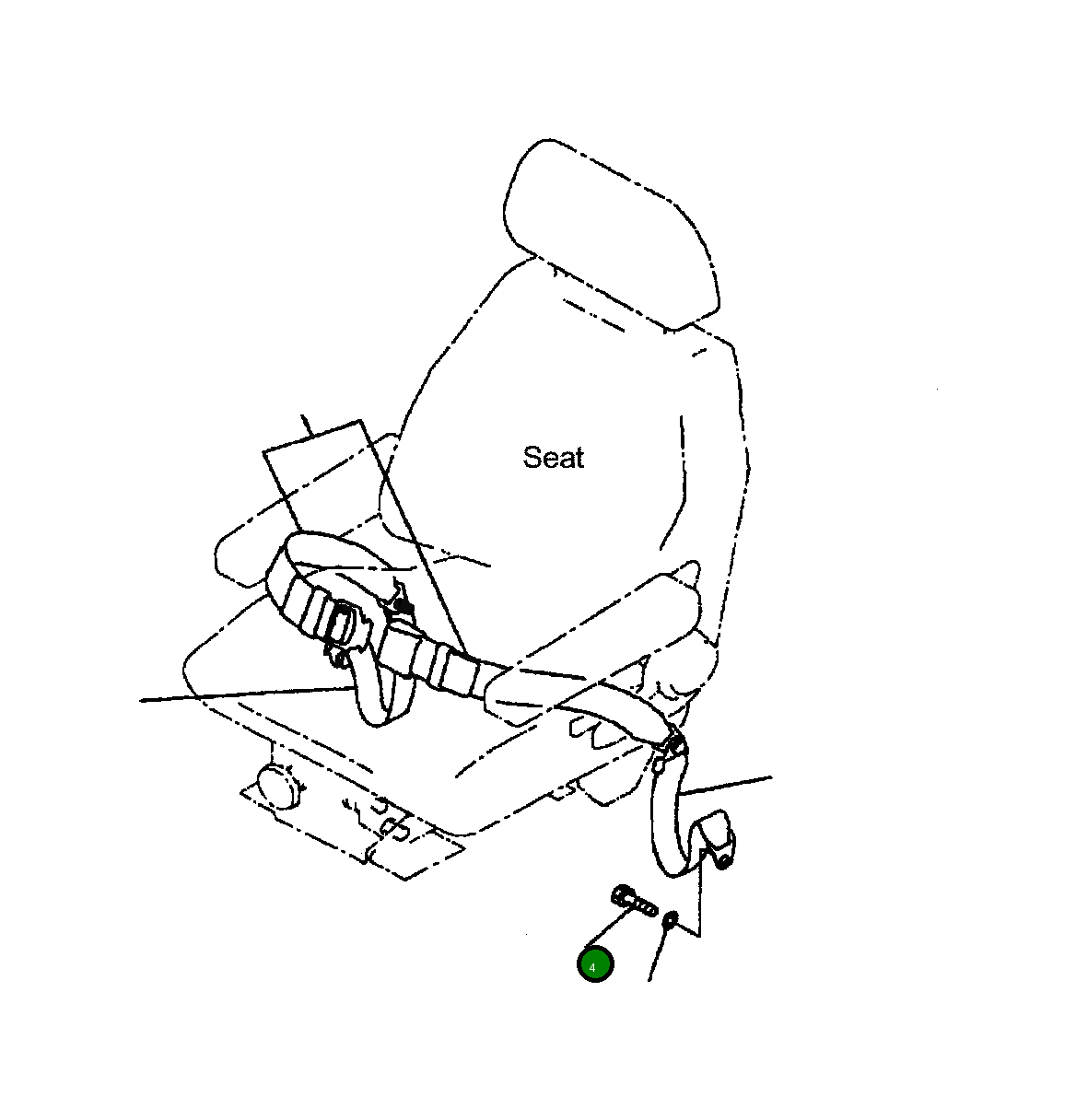 Болт 181 659 Komatsu