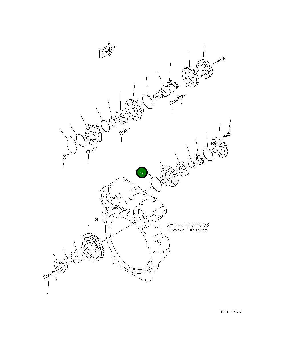 Кольцо уплотнительное (O-Ring) 6631-21-4870  Komatsu