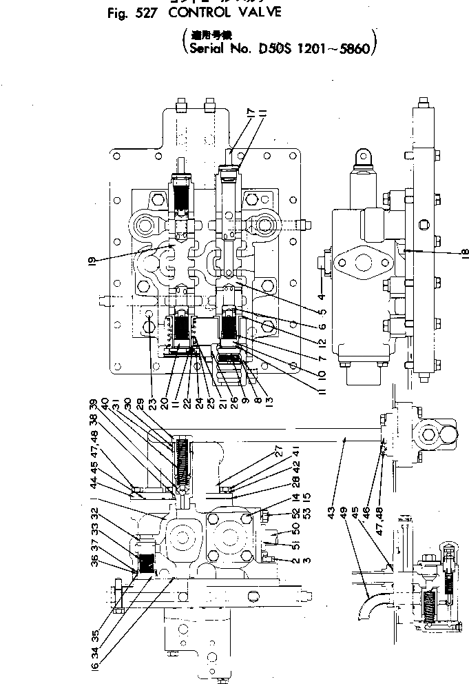 Кольцо D50S-T728  Komatsu