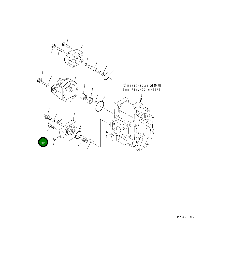 Болт FUTH-10-30 Komatsu