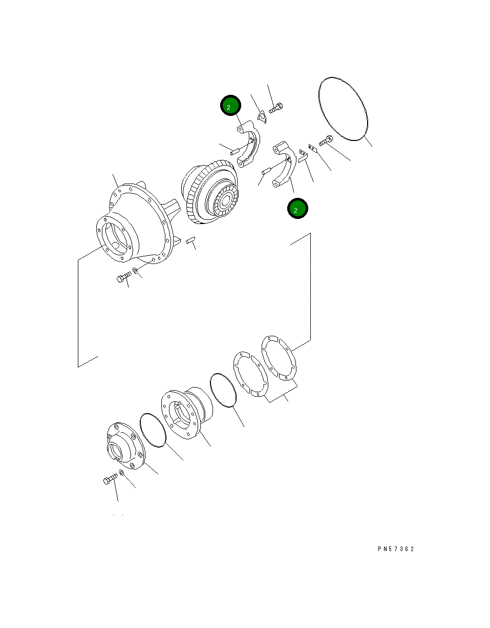 Крышка 236-22-21120 Komatsu