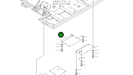 Крышка 20Y-54-K9510 Komatsu