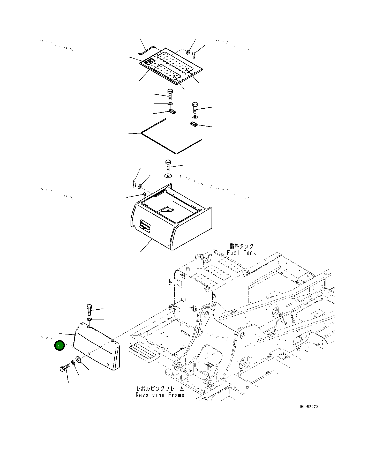 Крышка 20Y5474143 Komatsu