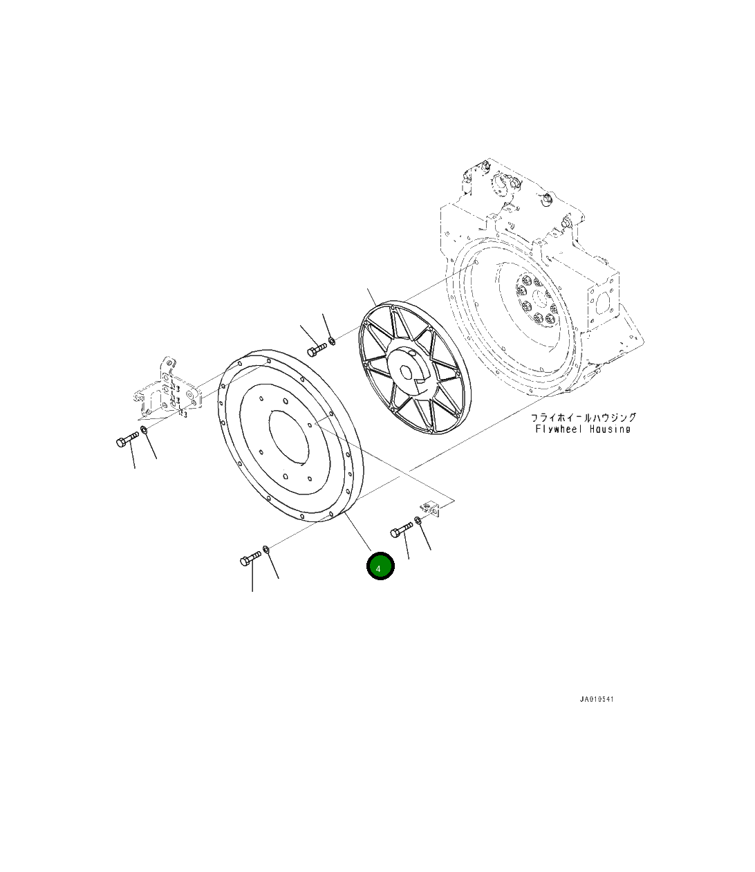 Крышка 419-12-51130 Komatsu
