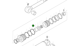 Кольцо уплотнительное (O-Ring) S8010851 Komatsu