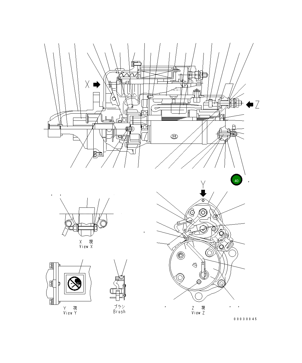 Болт KD0-09001-4460 Komatsu