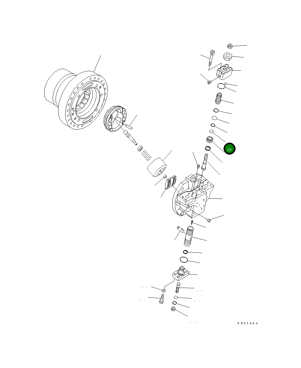 Кольцо уплотнительное (O-Ring) 07000-B2020 Komatsu