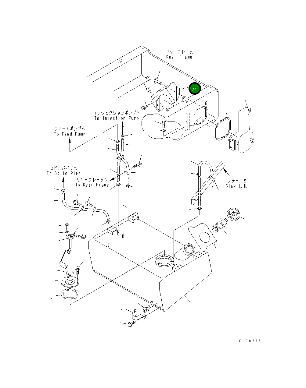Крышка 417-04-21130  Komatsu