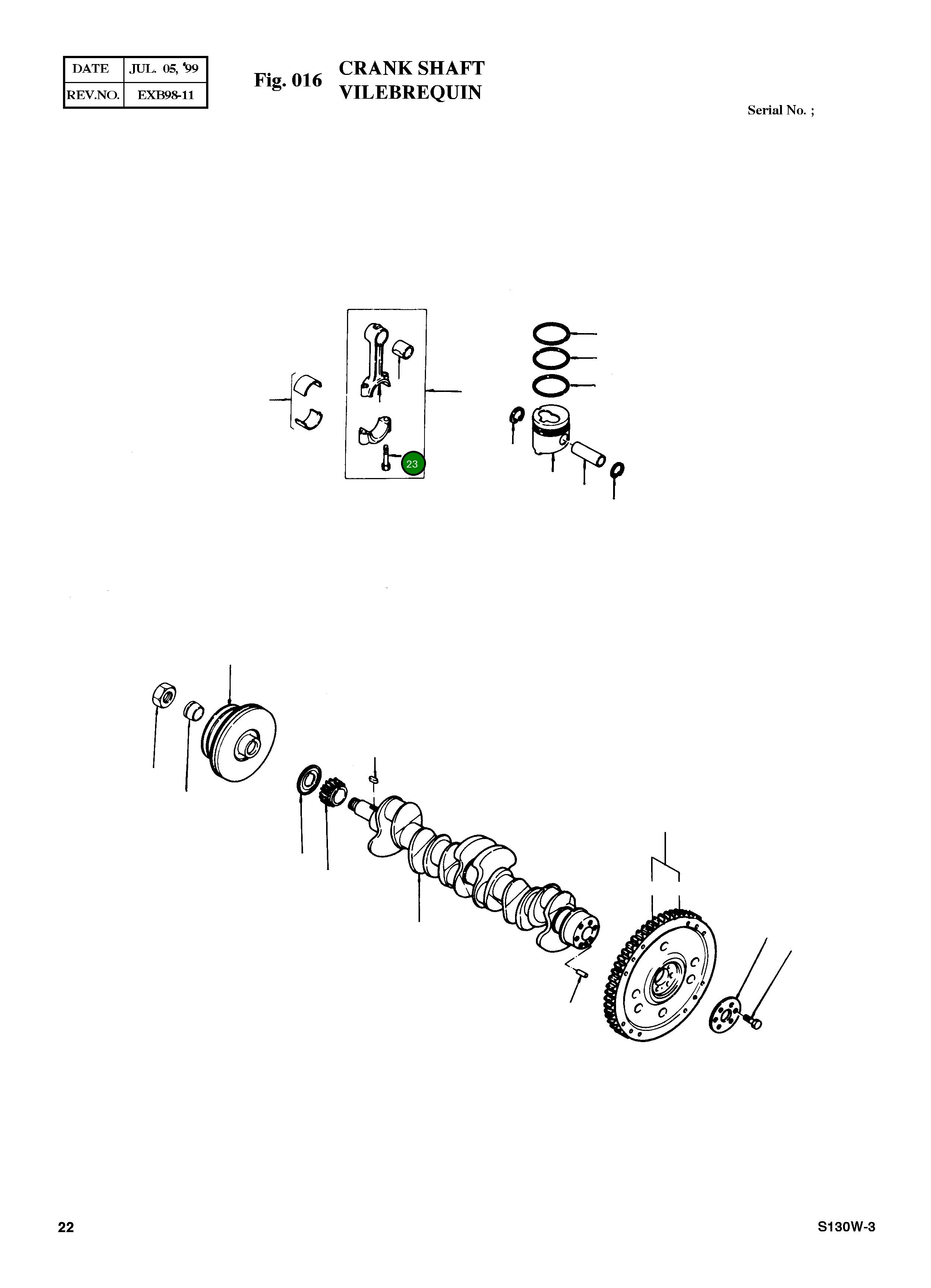 Болт 65.02411-0002 Komatsu