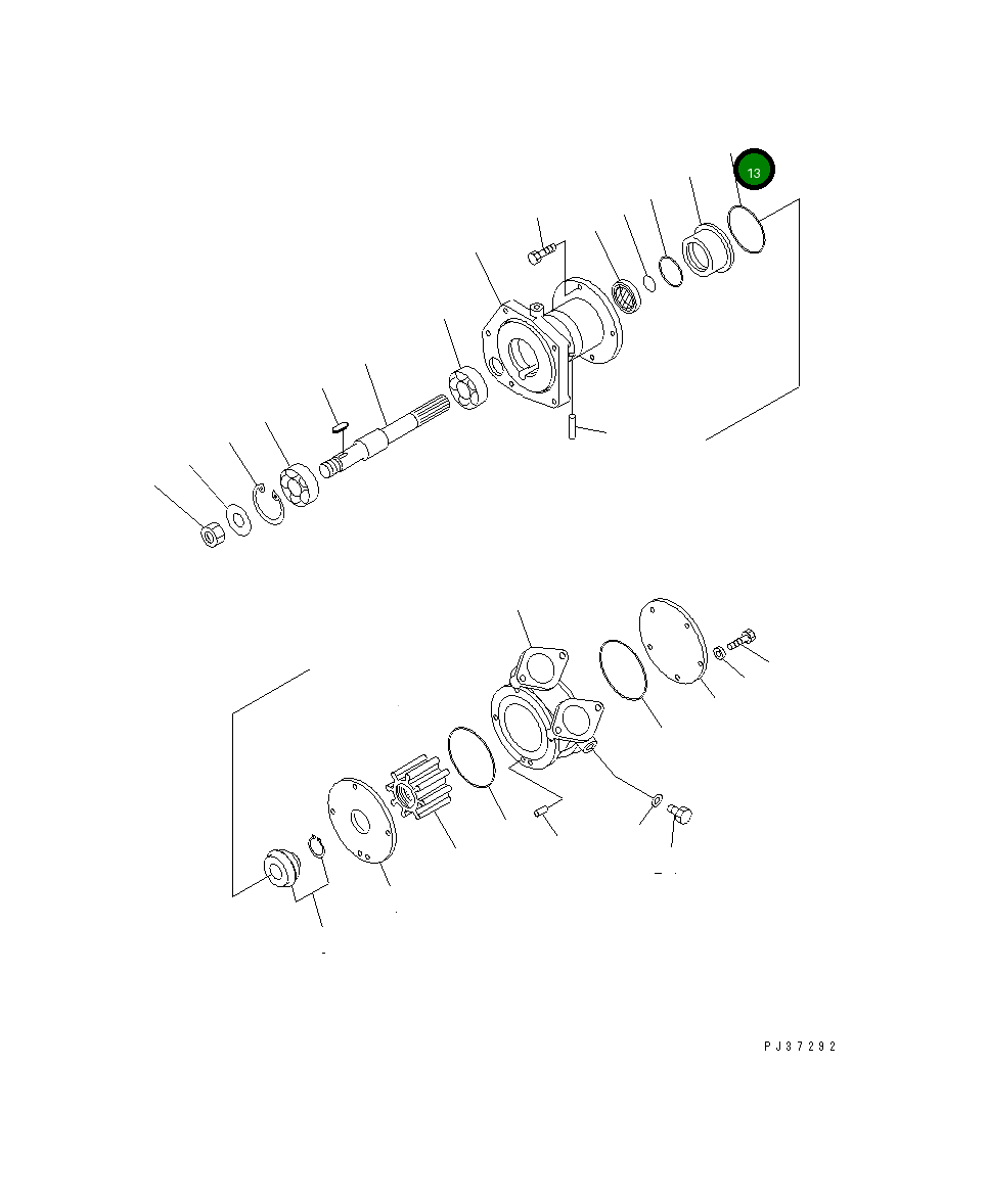 Кольцо уплотнительное (O-Ring) KY03321-00060 Komatsu