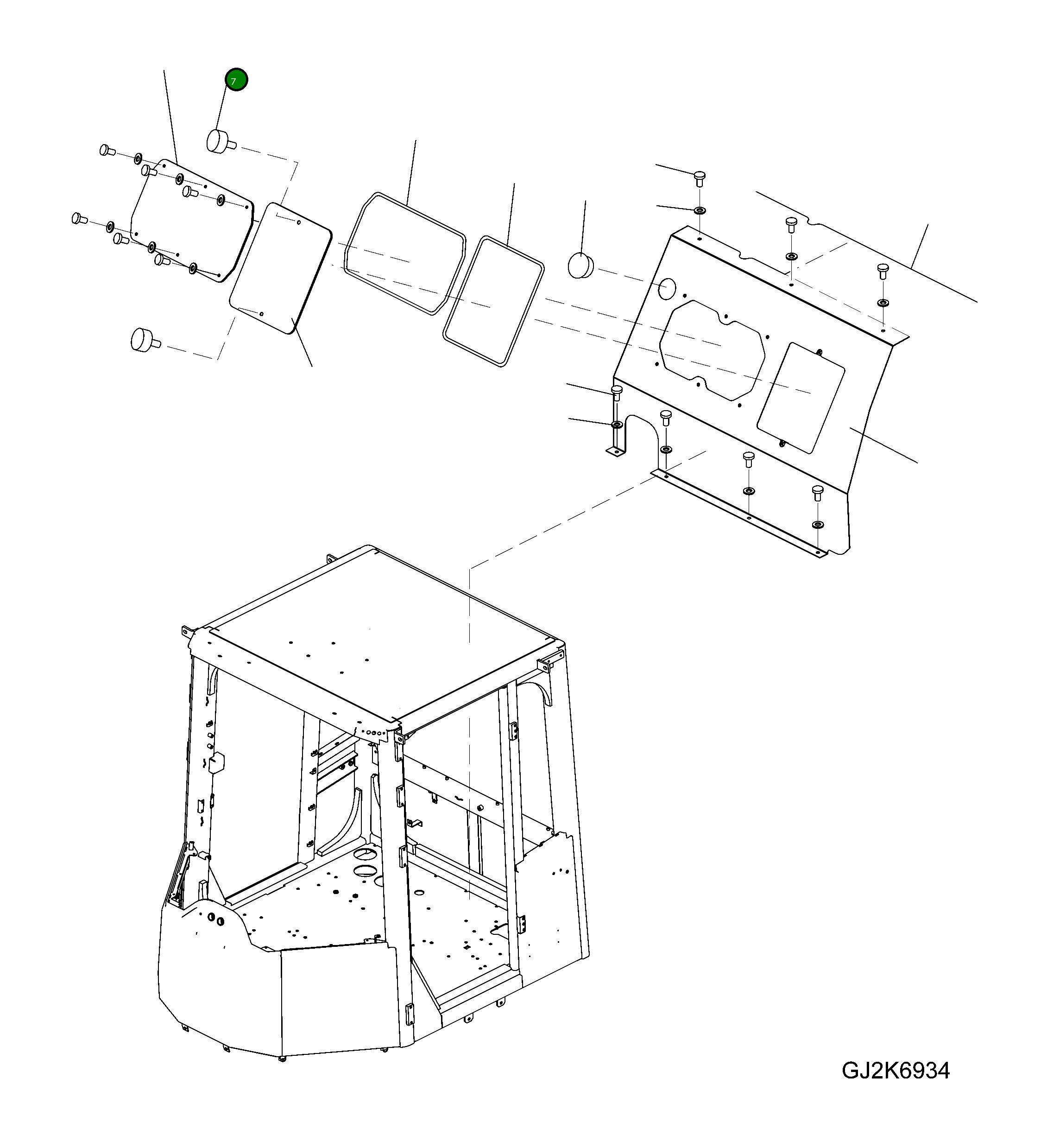 Болт 423-56-H0R33 Komatsu