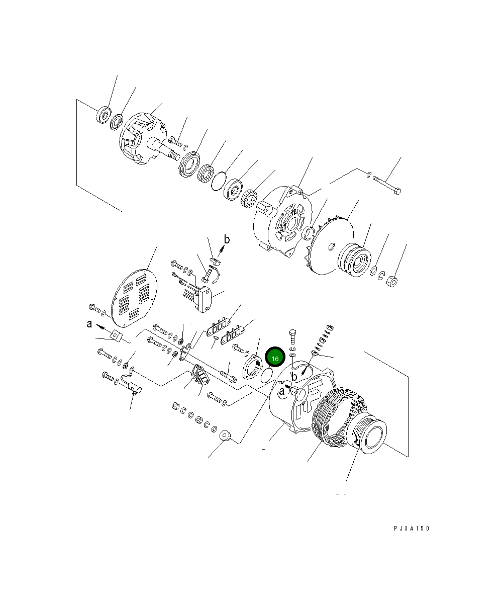 Кольцо уплотнительное (O-Ring) SD4142-010-00 Komatsu