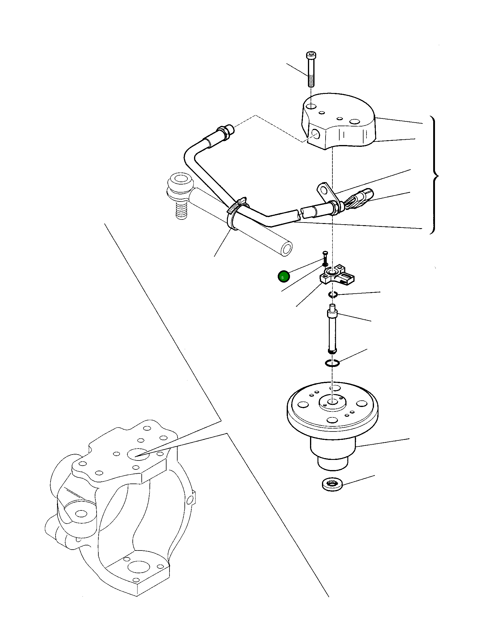 Болт CA0020701  Komatsu
